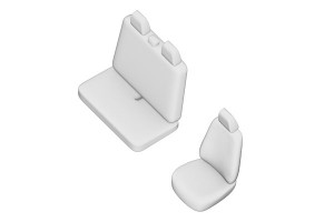 SET HUSE SCAUN FORD TRANSIT (2+1) 2012-2013 - Img 1