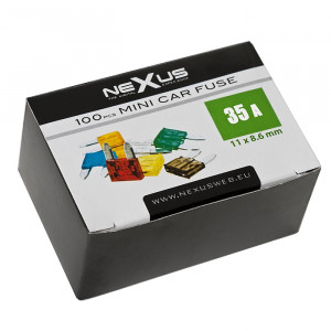 Siguranta mini tip "cutit"11x8,6mm35A - Img 2