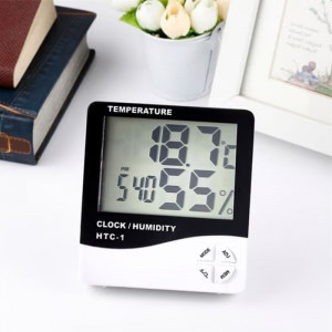 Statie meteo cu higrometru, ecran lcd, alarma, afisaj ora, data, calendar - Img 4