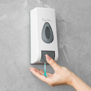 Vog und Arths - Dozator manual de săpun lichid - 350 ml, de perete -alb - Img 2