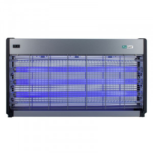 Aparat antiinsecte profesional uv 3x20w, raza 350 mp, antitantari, grilaj metalic, argintiu, procart® - Img 6