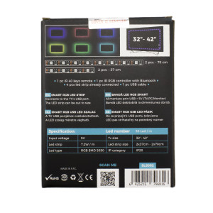 Bandă LED SMART - pentru iluminare fundal TV, 32”-42” - SunShine - Img 10