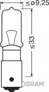 BEC 12V H21W ORIGINAL SET 10 BUC OSRAM - Img 2