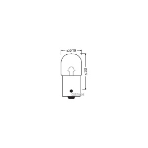 BEC CAMION 24V R10W ORIGINAL SET 10 BUC OSRAM - Img 4