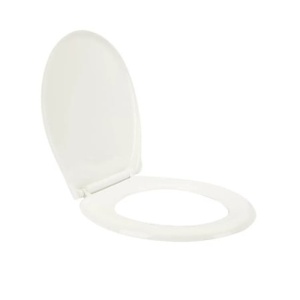 Capac de wc fosforescent, lumineaza turcoaz in intuneric, soft close - Img 2