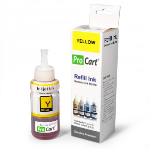 Cerneala refill foto dye yellow pentru epson seria l