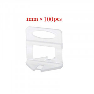 Cleme nivel placi gresie, 1 mm, set 100 bucati - Img 2
