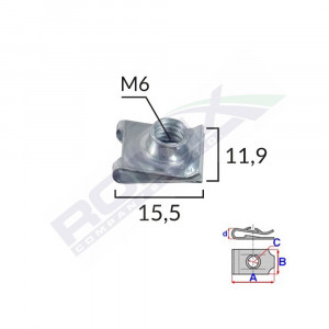 CLIPS METALIC FIXARE UNIVERSAL SET 10 BUC - Img 2