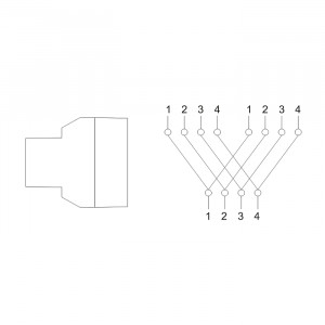 Distribuitor Y 6P4C1 soclu - 2 soclu - Img 3