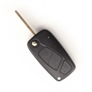 Fiat - Carcasa cheie tip briceag, 3 butoane - Img 1
