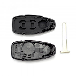 Ford - Carcasa cheie tip " smartkey " cu 3 butoane si lama de urgenta - Img 2