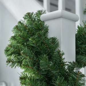 Ghirlanda decorativa luxury pine din crengi de brad artificial, lungime 5.4 m, ace 3d, decor craciun - Img 5