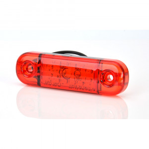 LAMPA GABARIT LED 715 W97.3, 12V-24V, POZITIE ROSU WAS - Img 4