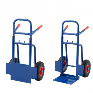 Liza pentru transport, sarcina maxima 80 kg, inaltime ajustabila, 79-114 cm, cadru otel - Img 7