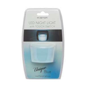 Lumina de veghe LED cu senzor tactil - albastru - Img 3