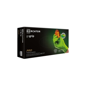 MANUSI DIN NITRIL CULOARE VERDE STRUCTURA DIAMANTATA XL SET 50BUC - Img 4