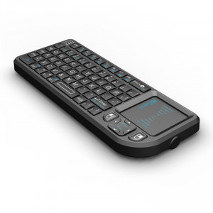 Mini tastatura wireless smart tv, pc, tableta, xbox 360, ps3, cu touchpad rii x1 - Img 7