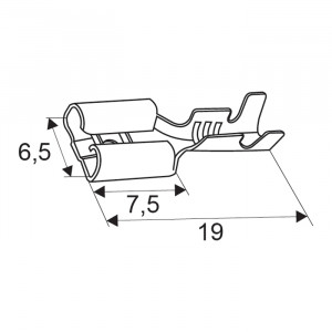 Papuci cositoritsoclu6,3 mm - Img 2