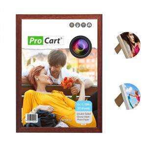 Rama foto a4, pentru perete sau birou, aspect vintage, lemn culoare gri - Img 6