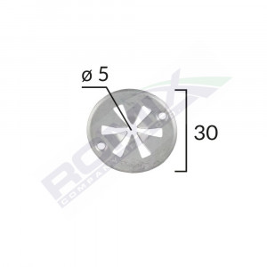 SAIBA DE FIXARE CAPAC PENTRU AUDI/SEAT/VW 5X30MM - ALB SET 10 BUC - Img 2