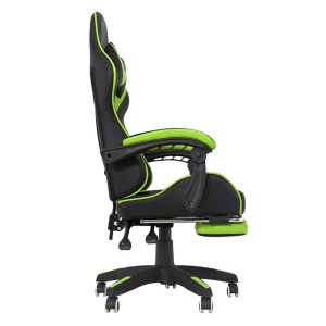 Scaun ergonomic gaming, spatar rabatabil, suport lombar, suport retractabil picioare, tetiera, inaltime reglabila 122-130 cm - Img 5