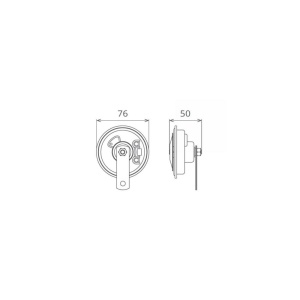 SET CLAXOANE ELECTROMAGNETICE 12V 3.5A+3.5A TON INALT SI JOS - Img 5