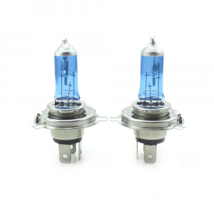 Set de 2 becuri Halogen H4, 100W +130% Intensitate - LONG LIFE - CARGUARD - Img 2