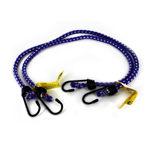 Set de 2 cordeline de fixare elastice, 60 cm - Img 3