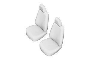SET HUSE SCAUN FIAT DOBLO (1+1) 2006-2013 - Img 2