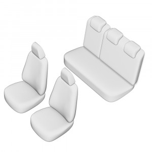 SET HUSE SCAUN UMBRELLA PENTRU DACIA DUSTER 2022- (BANCHETA FRACTIONATA) - Img 1