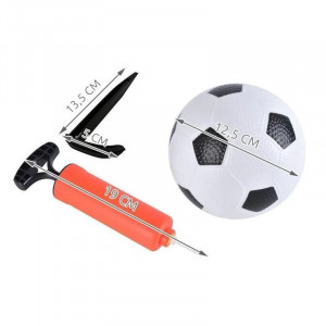 Set poarta cu plasa pentru fotbal, minge, pompa, 120x57x83 cm - Img 13