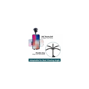 SUPORT TELEFON MAGNETIC AUTO CU FIXARE PE PARBRIZ CU VENTUZA - Img 20