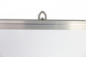 Tabla magnetica whiteboard 90x150 cm, rama aluminiu, tavita markere - Img 5