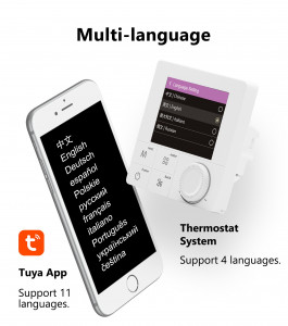 Termostat digital wifi, programabil, ecran lcd, control vocal, smartphone android, ios, alb - Img 9