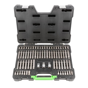 TRUSA SPECIALA CAPETE SURUBELNITA 74 PIESE PT. SURUBURI RIBE. 12 FETE. TORX. TORX INV.. HEXAGONAL - Img 2