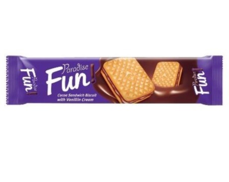 Biscuiti Paradise Fun 70 g, 24 buc