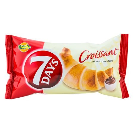 Croissant de cacao 7 Days 65 g, 30 buc