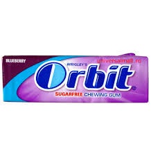 Guma de Mestecat Orbit Pastile Blueberry 14 g, 30 buc