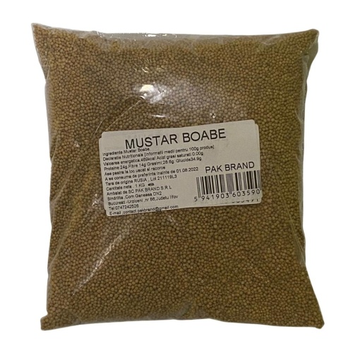 Mustar boabe Pak 1 kg