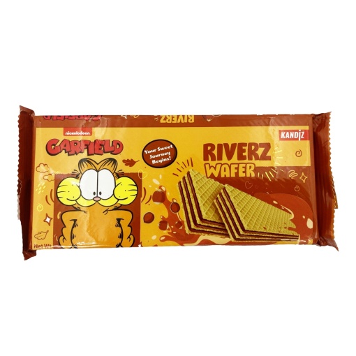 Napolitane cu crema de alune Garfield 100 g