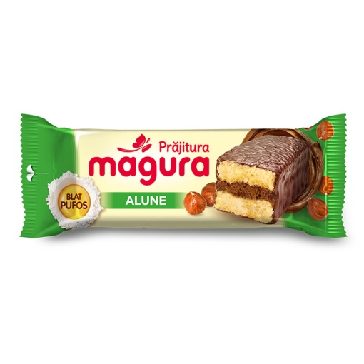 Prajitura cu alune Magura 35 g, 24 buc