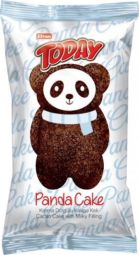 Prajitura Elvan Today Panda Cake 45g, 24 buc