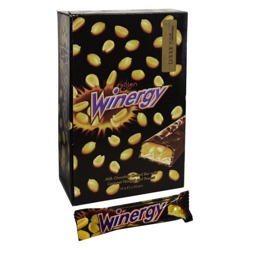 Batoane de ciocolata Winergy 40 g, 24 buc