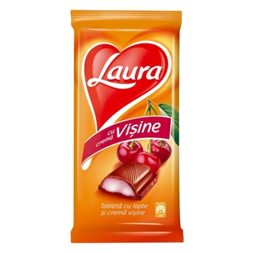 Ciocolata Laura de visine 92 g