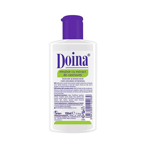 Demachiant Doina cu emulsie de castraveti 150 ml
