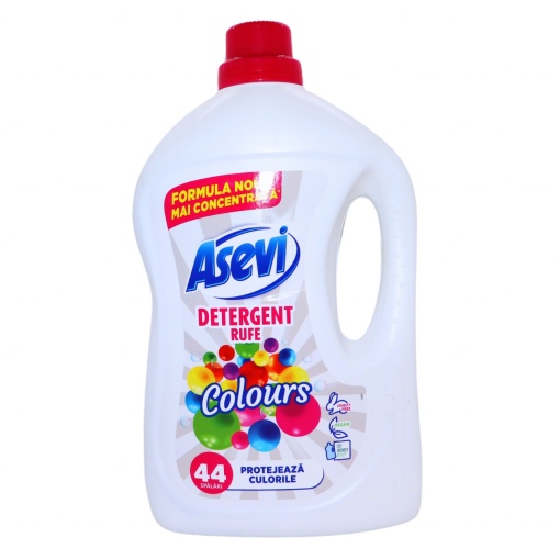 Detergent lichid rufe colorate Asevi 2376 ml, 44 spalari