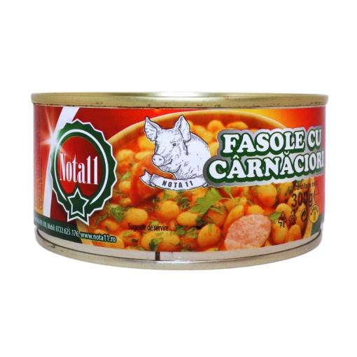 Fasole cu carnaciori Nota11 300 g
