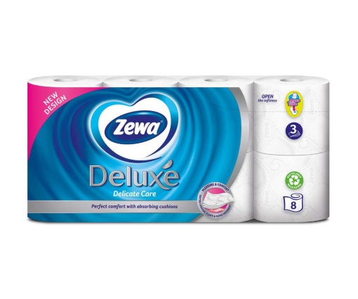 Hartie igienica Zewa 3 straturi, 8 role