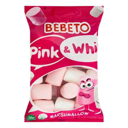 Marshmallow Bebeto Pink 30 g, 12 buc