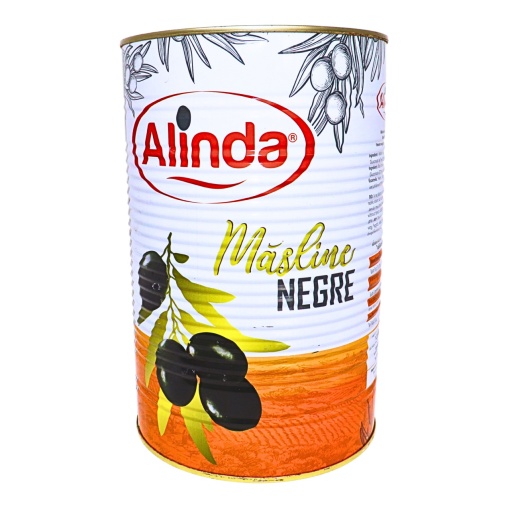 Masline Alinda negre in saramura 2,5 kg